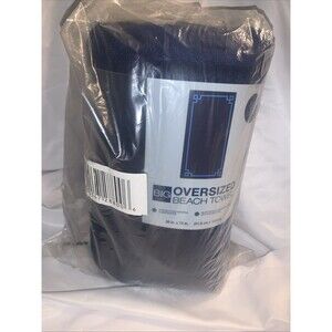 The Big One® Oversized Beach Towels Bath Towels (BLUE)